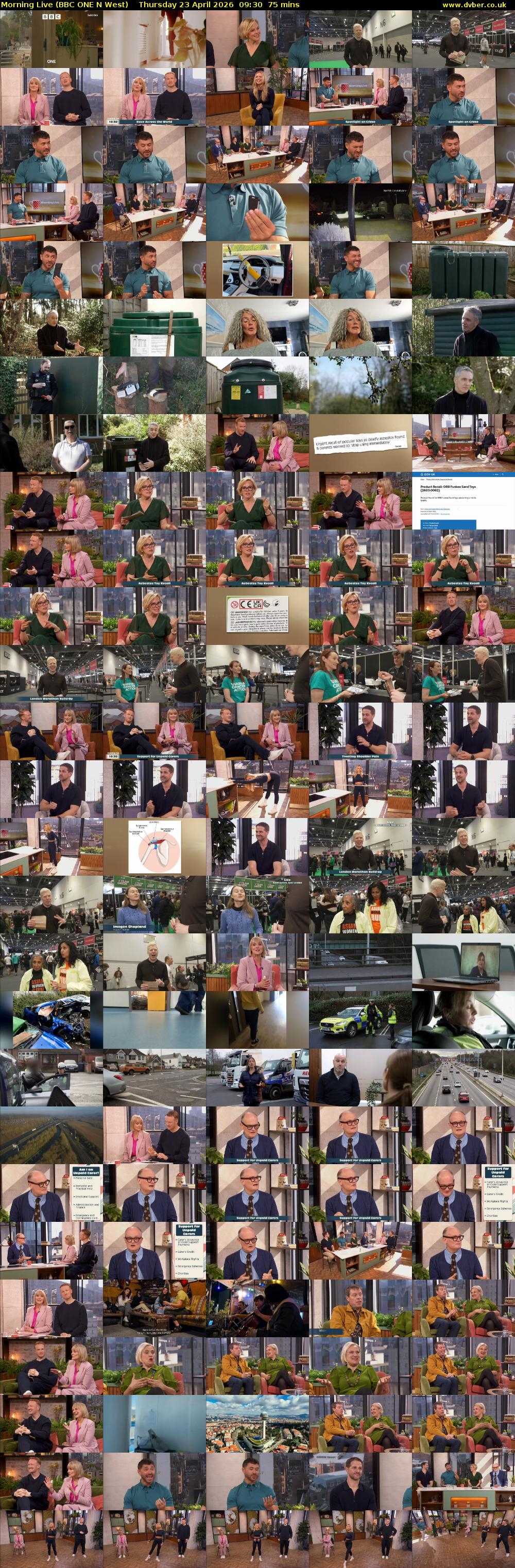 Morning Live (BBC ONE N West) Thursday 23 April 2026 09:30 - 10:45