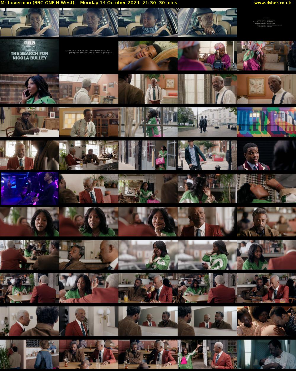 Mr Loverman (BBC ONE N West) Monday 14 October 2024 21:30 - 22:00