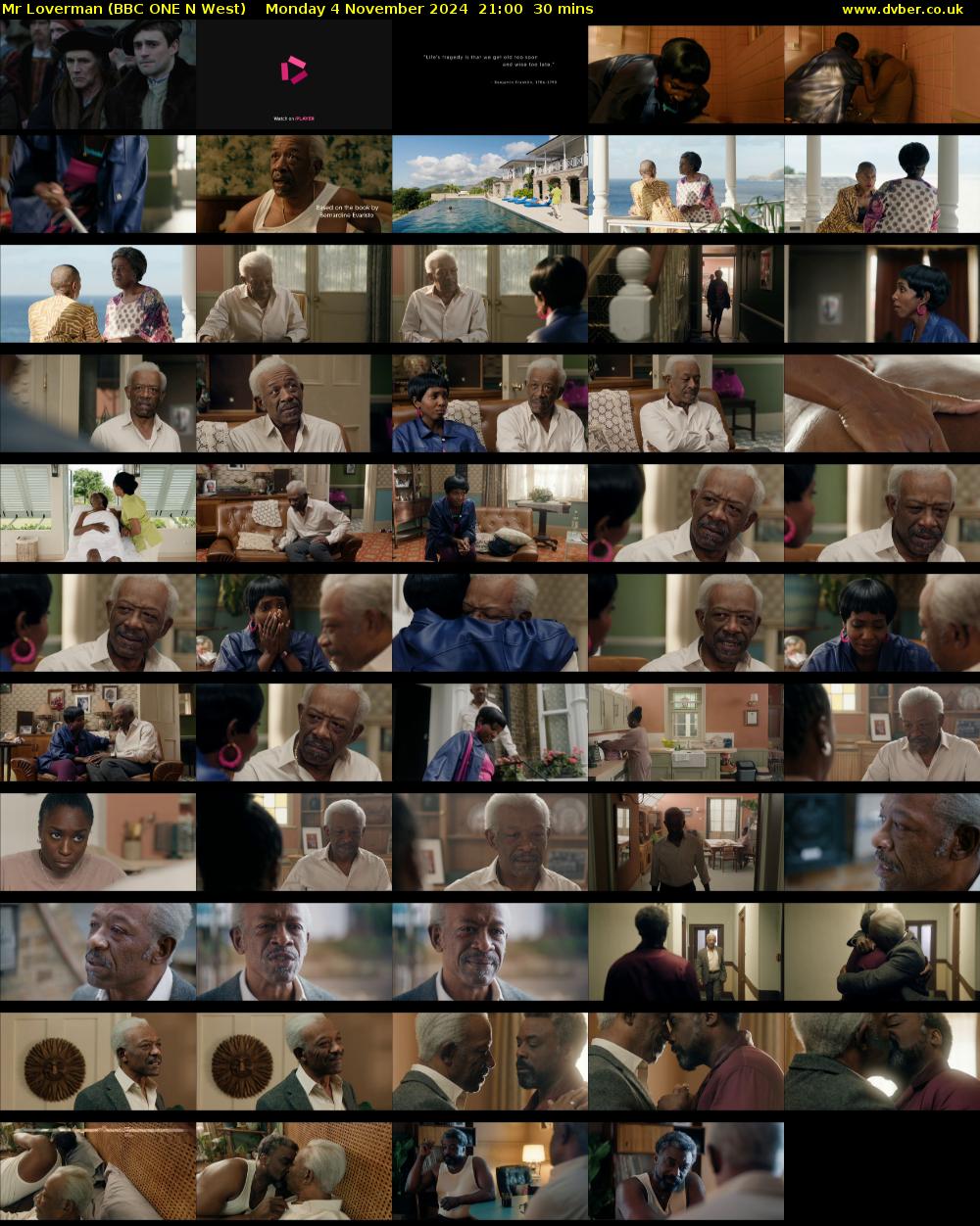 Mr Loverman (BBC ONE N West) Monday 4 November 2024 21:00 - 21:30