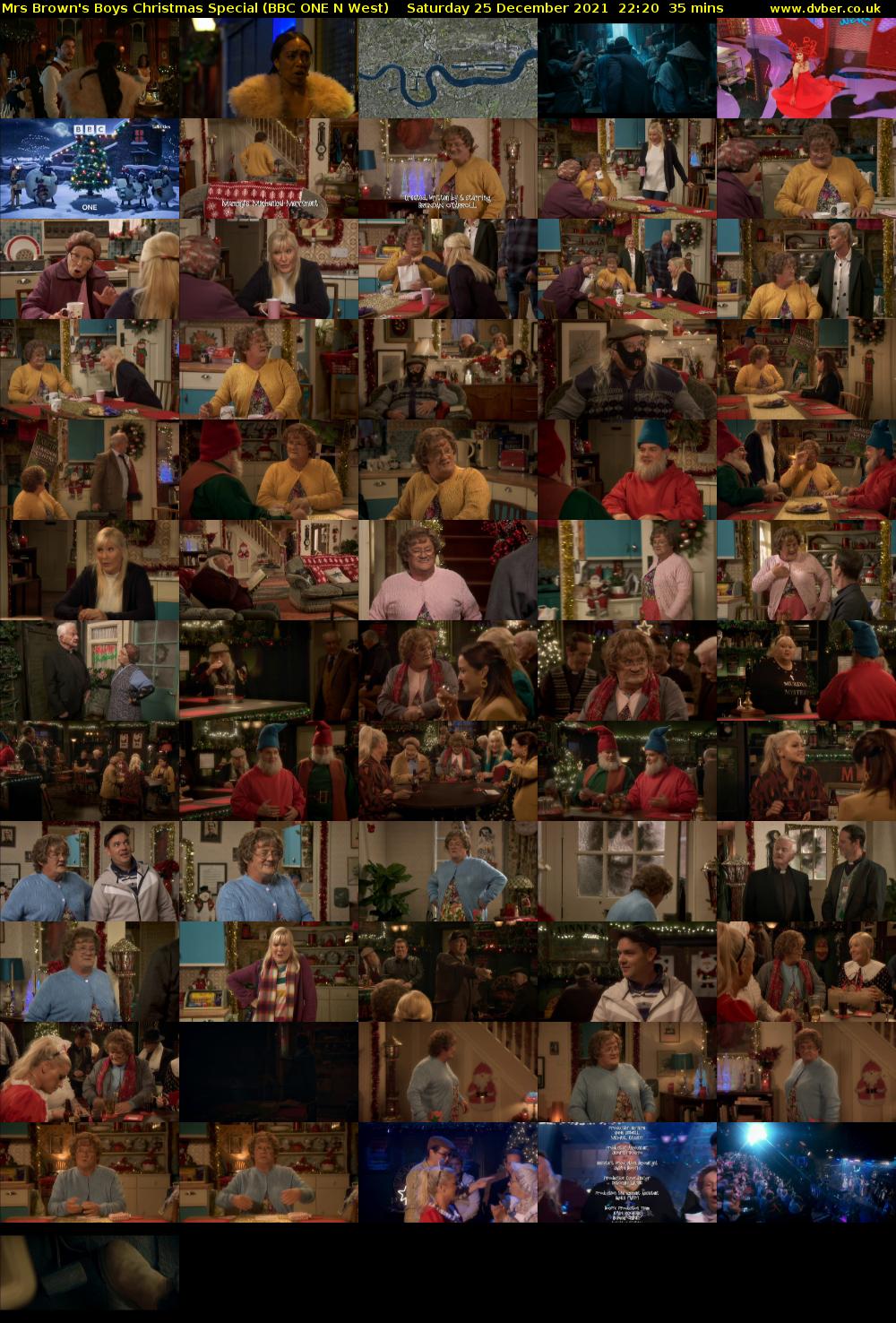 Mrs Brown's Boys Christmas Special (BBC ONE N West) Saturday 25 December 2021 22:20 - 22:55