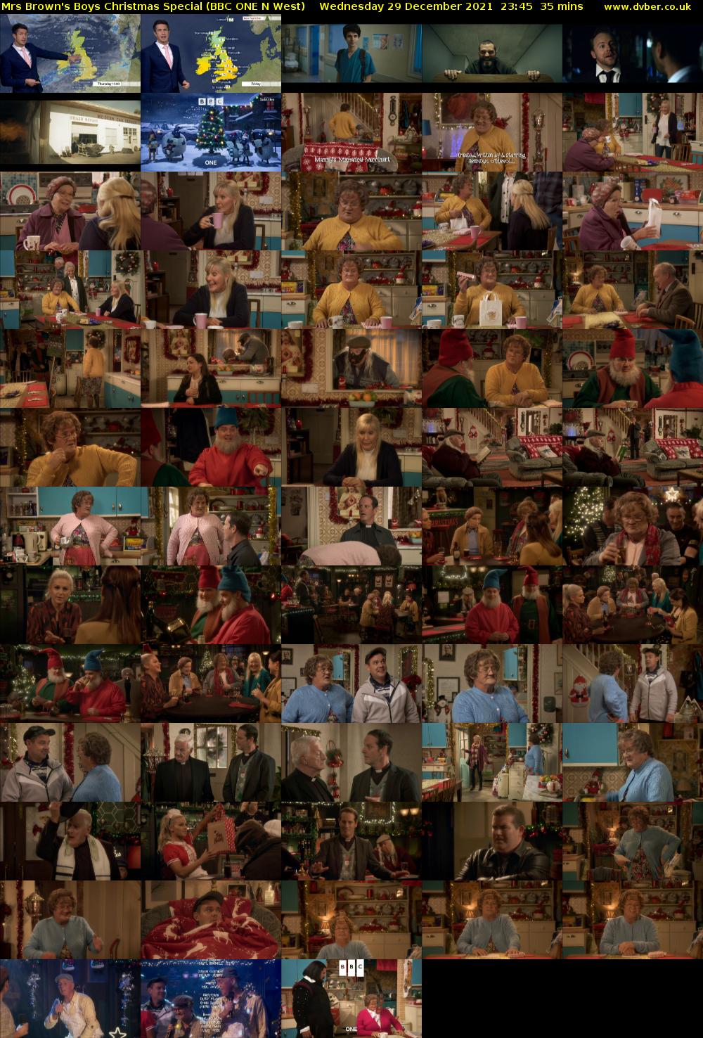 Mrs Brown's Boys Christmas Special (BBC ONE N West) Wednesday 29 December 2021 23:45 - 00:20