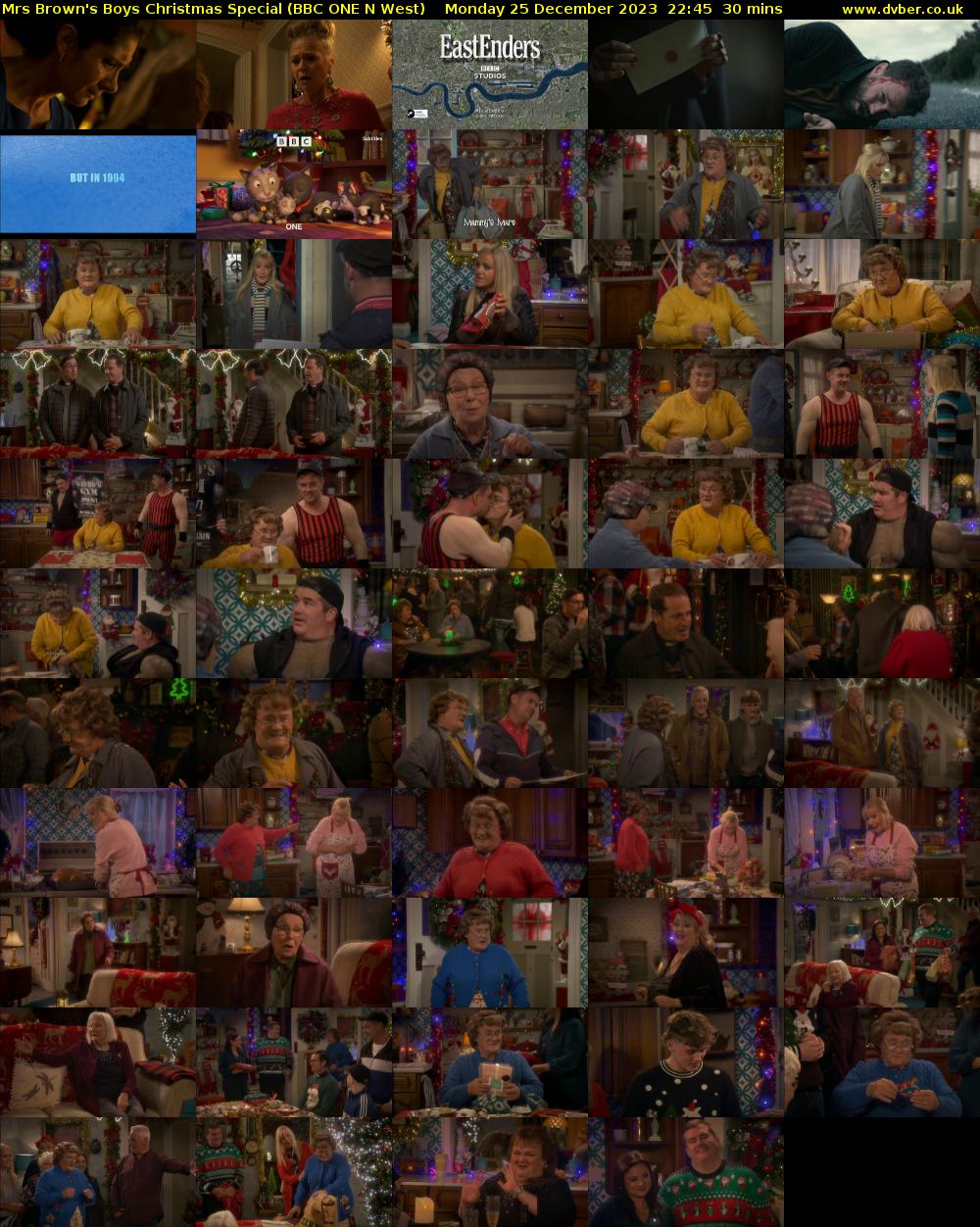 Mrs Brown's Boys Christmas Special (BBC ONE N West) Monday 25 December 2023 22:45 - 23:15
