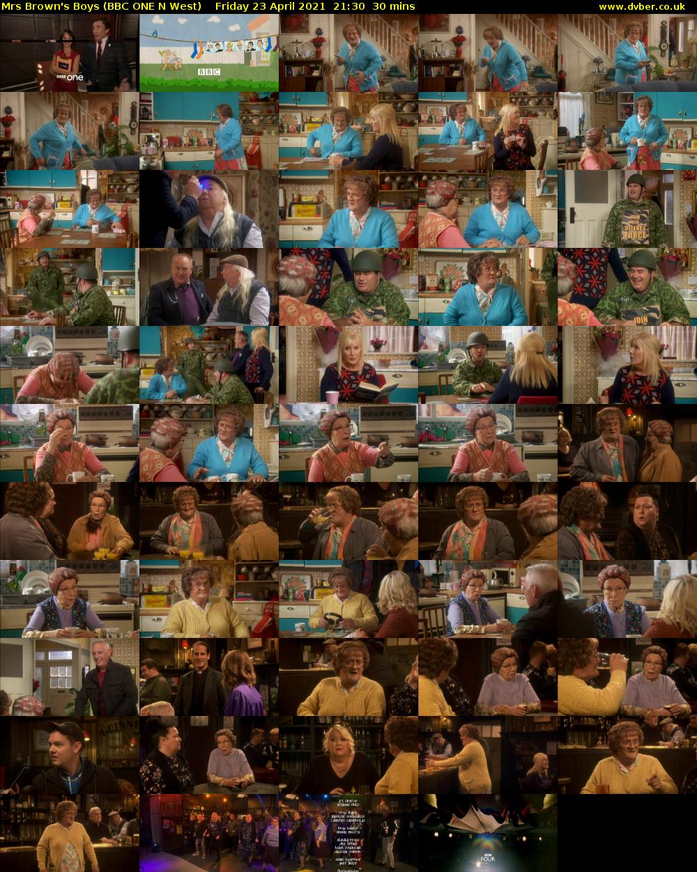 Mrs Brown's Boys (BBC ONE N West) Friday 23 April 2021 21:30 - 22:00