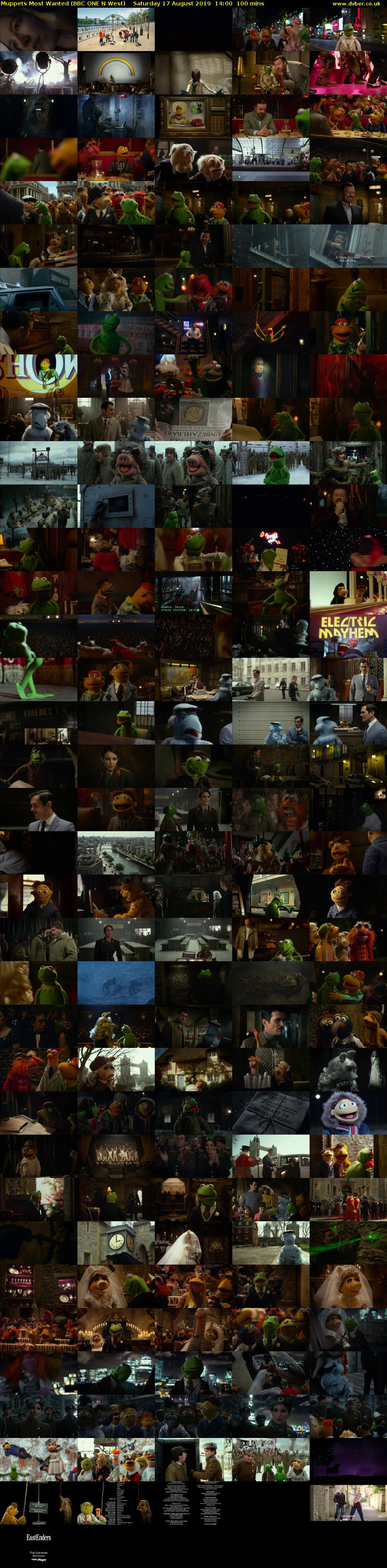 Muppets Most Wanted (BBC ONE N West) Saturday 17 August 2019 14:00 - 15:40