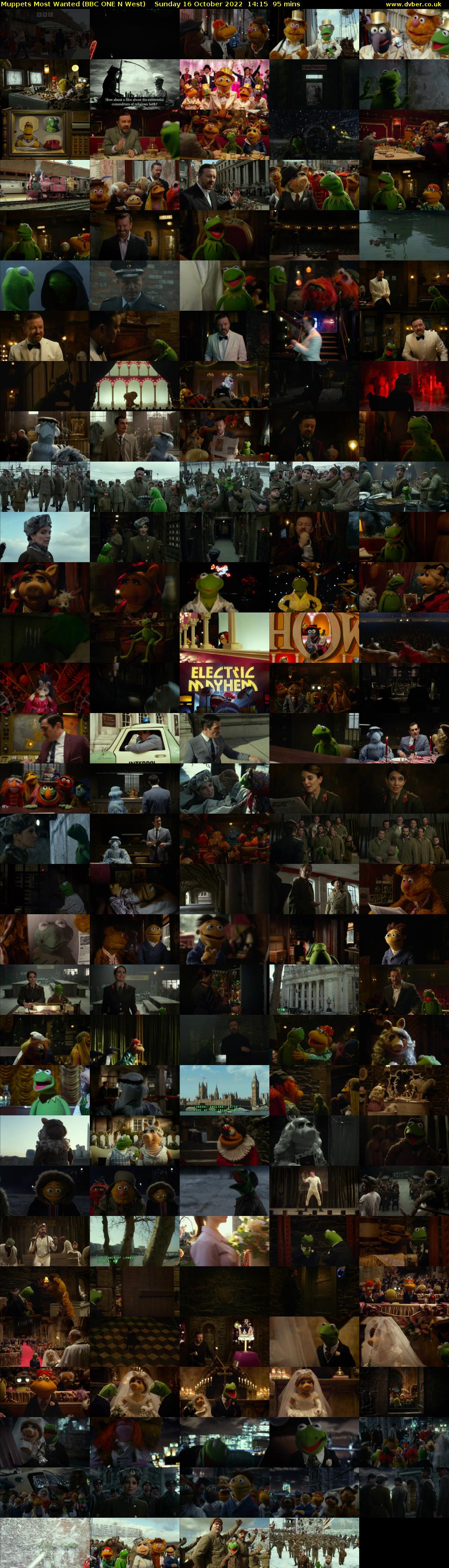 Muppets Most Wanted (BBC ONE N West) Sunday 16 October 2022 14:15 - 15:50