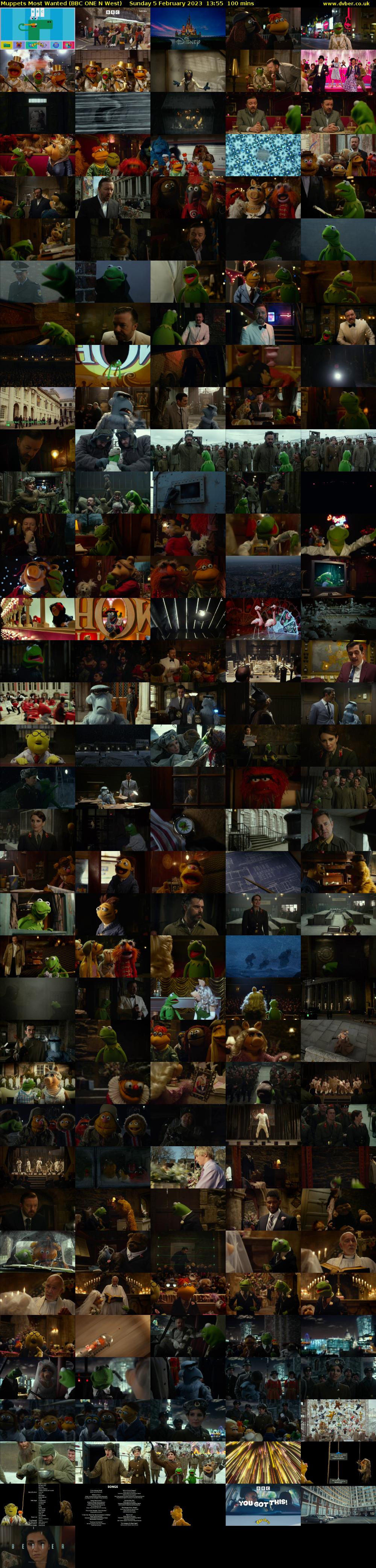 Muppets Most Wanted (BBC ONE N West) Sunday 5 February 2023 13:55 - 15:35