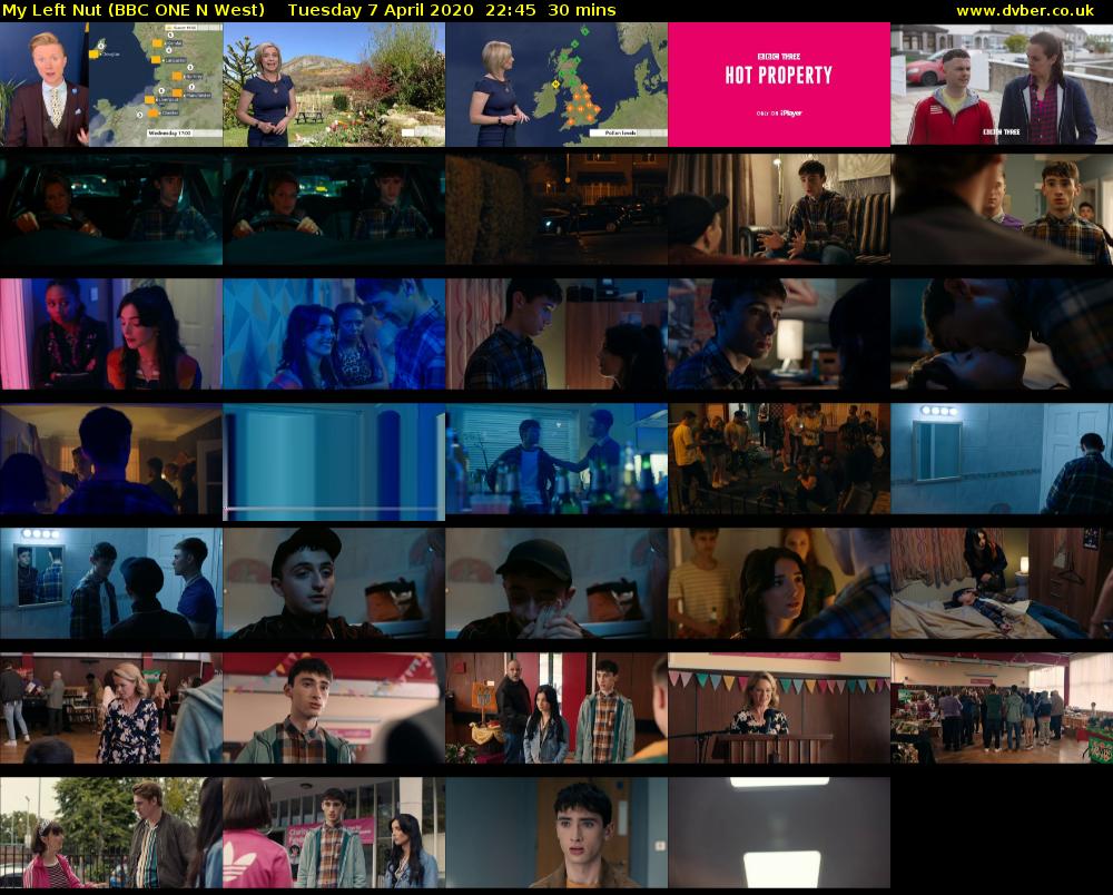 My Left Nut (BBC ONE N West) Tuesday 7 April 2020 22:45 - 23:15