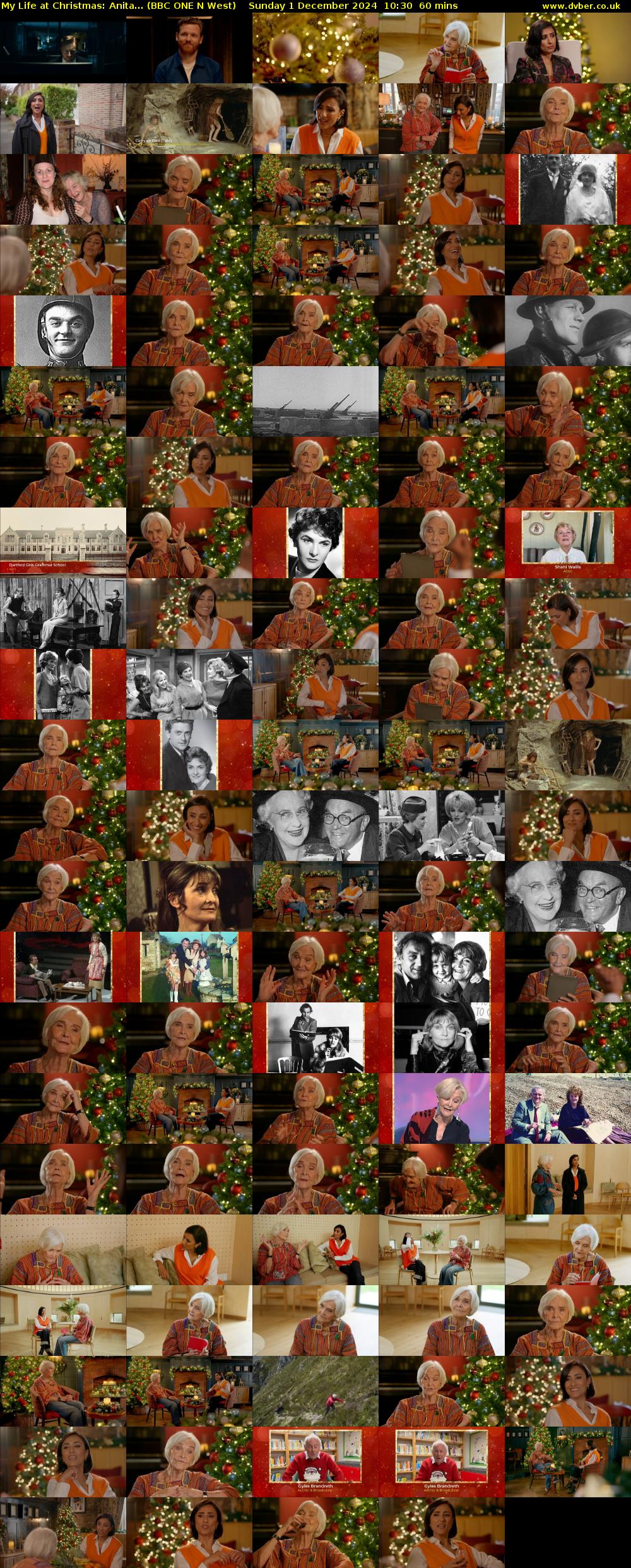 My Life at Christmas: Anita... (BBC ONE N West) Sunday 1 December 2024 10:30 - 11:30