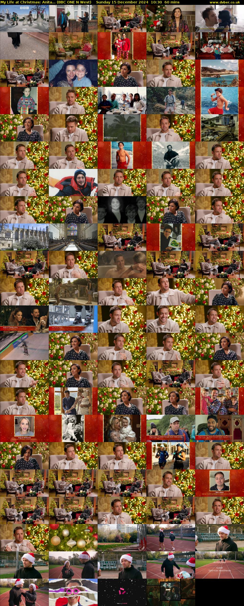 My Life at Christmas: Anita... (BBC ONE N West) Sunday 15 December 2024 10:30 - 11:30