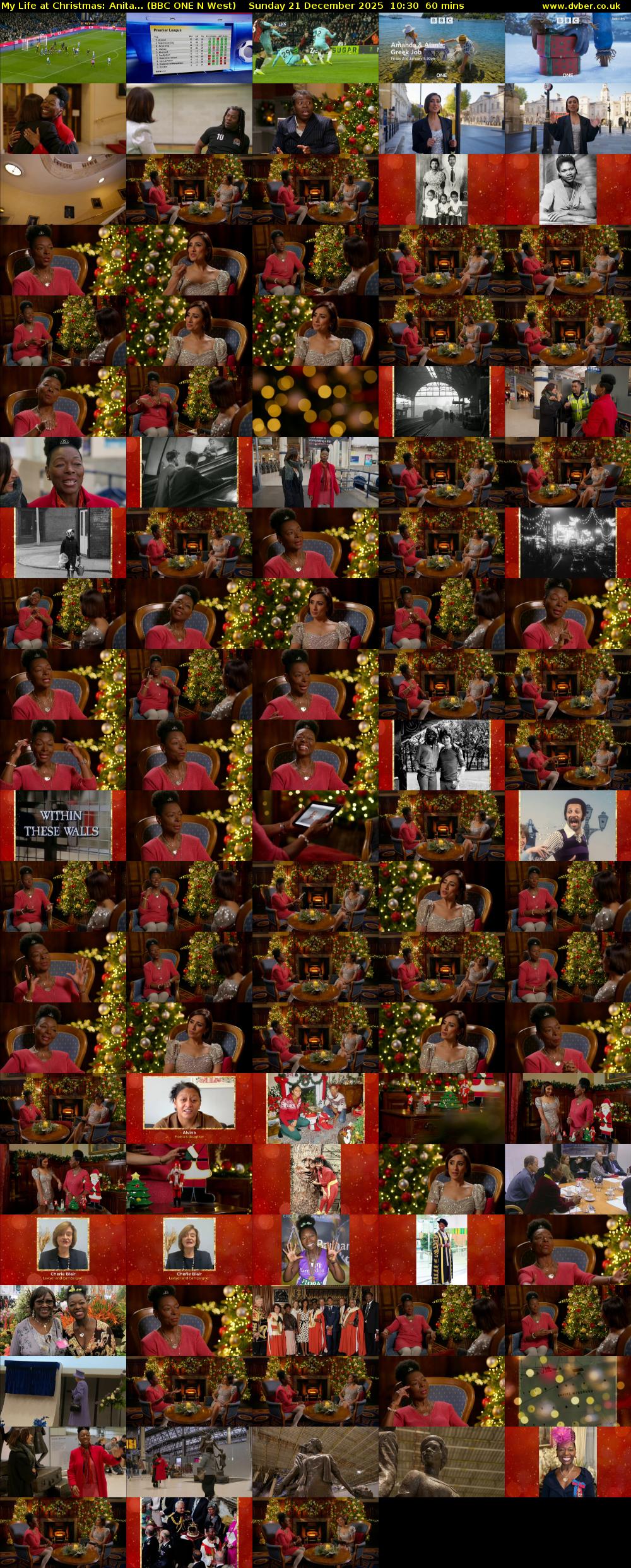 My Life at Christmas: Anita... (BBC ONE N West) Sunday 21 December 2025 10:30 - 11:30