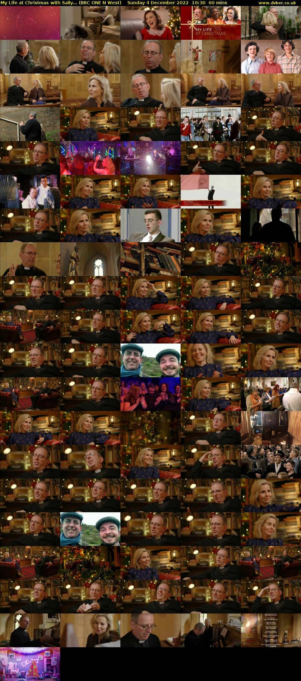 My Life at Christmas with Sally... (BBC ONE N West) Sunday 4 December 2022 10:30 - 11:30