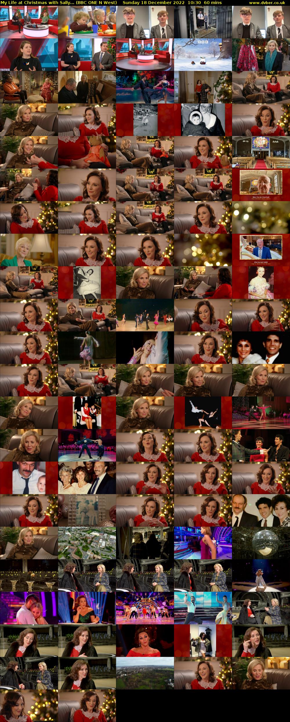 My Life at Christmas with Sally... (BBC ONE N West) Sunday 18 December 2022 10:30 - 11:30