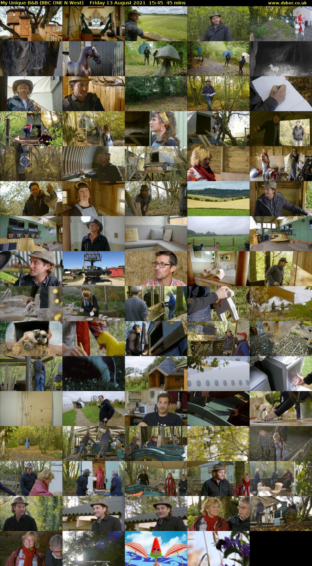 My Unique B&B (BBC ONE N West) Friday 13 August 2021 15:45 - 16:30