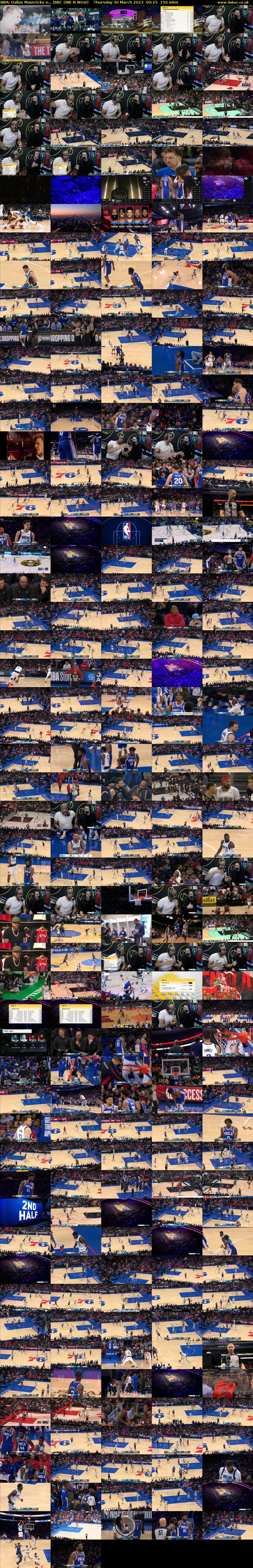 NBA: Dallas Mavericks v... (BBC ONE N West) Thursday 30 March 2023 00:25 - 02:55