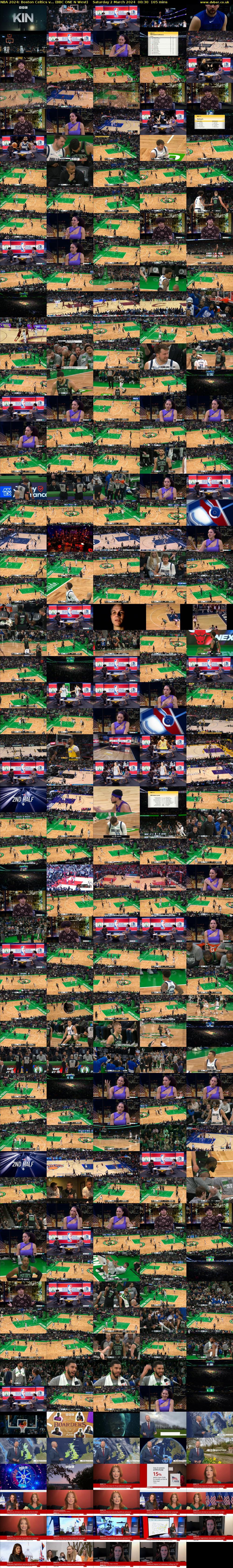 NBA 2024: Boston Celtics v... (BBC ONE N West) Saturday 2 March 2024 00:30 - 03:15