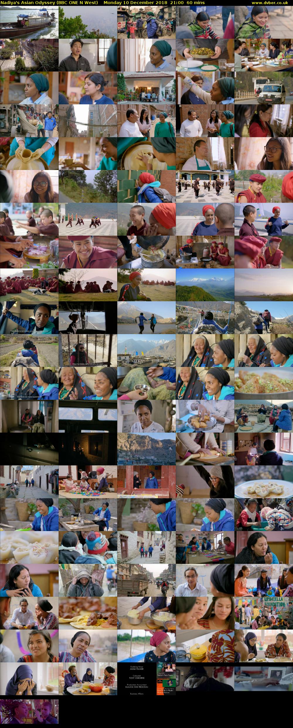 Nadiya's Asian Odyssey (BBC ONE N West) Monday 10 December 2018 21:00 - 22:00