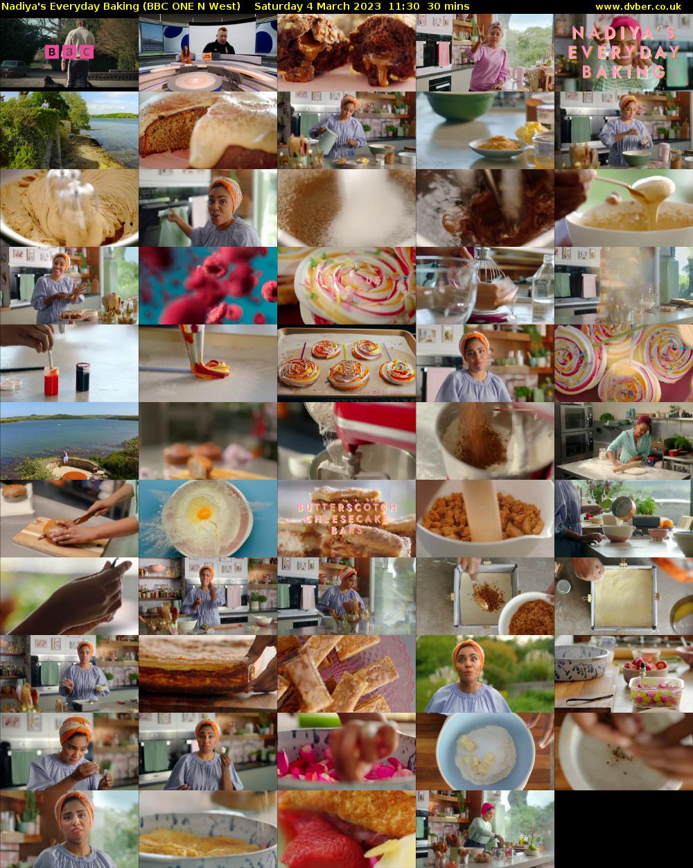 Nadiya's Everyday Baking (BBC ONE N West) Saturday 4 March 2023 11:30 - 12:00