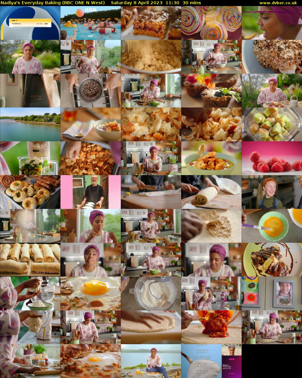Nadiya's Everyday Baking (BBC ONE N West) Saturday 8 April 2023 11:30 - 12:00