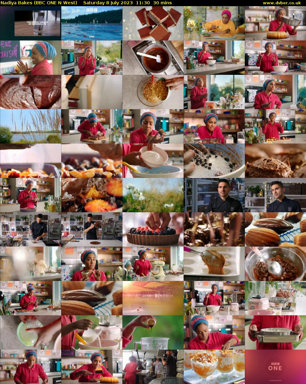 Nadiya Bakes (BBC ONE N West) Saturday 8 July 2023 11:30 - 12:00