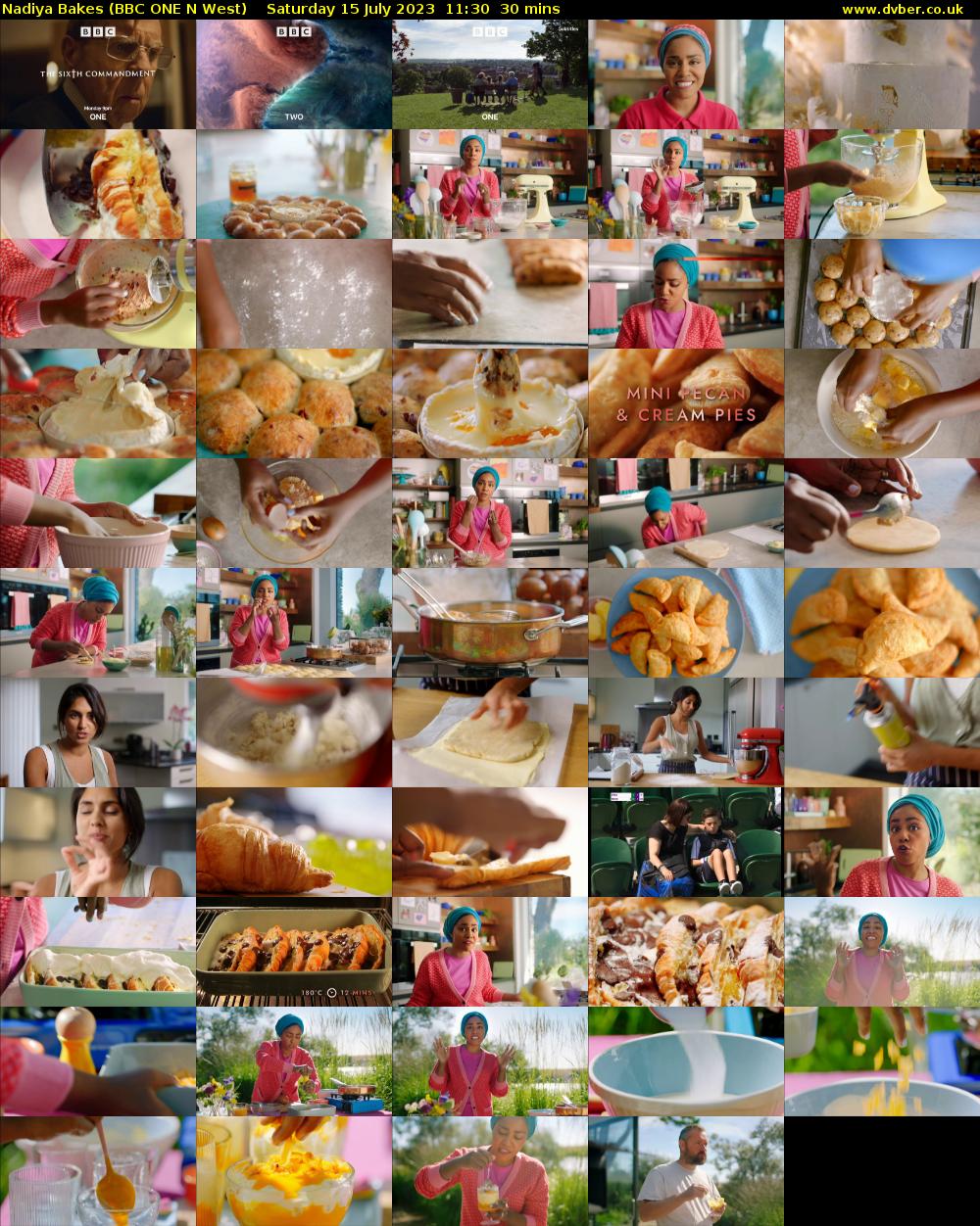 Nadiya Bakes (BBC ONE N West) Saturday 15 July 2023 11:30 - 12:00