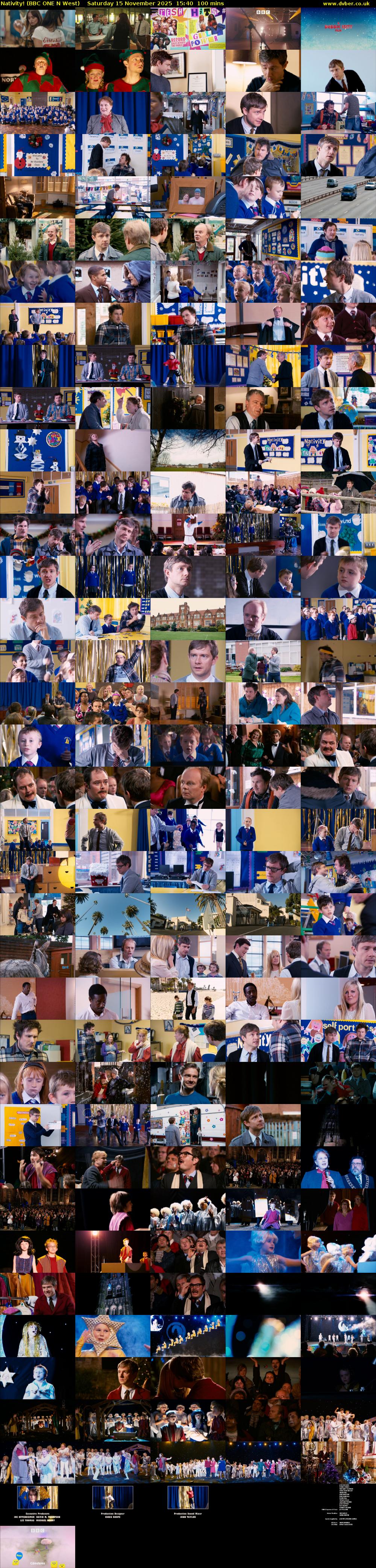 Nativity! (BBC ONE N West) Saturday 15 November 2025 15:40 - 17:20