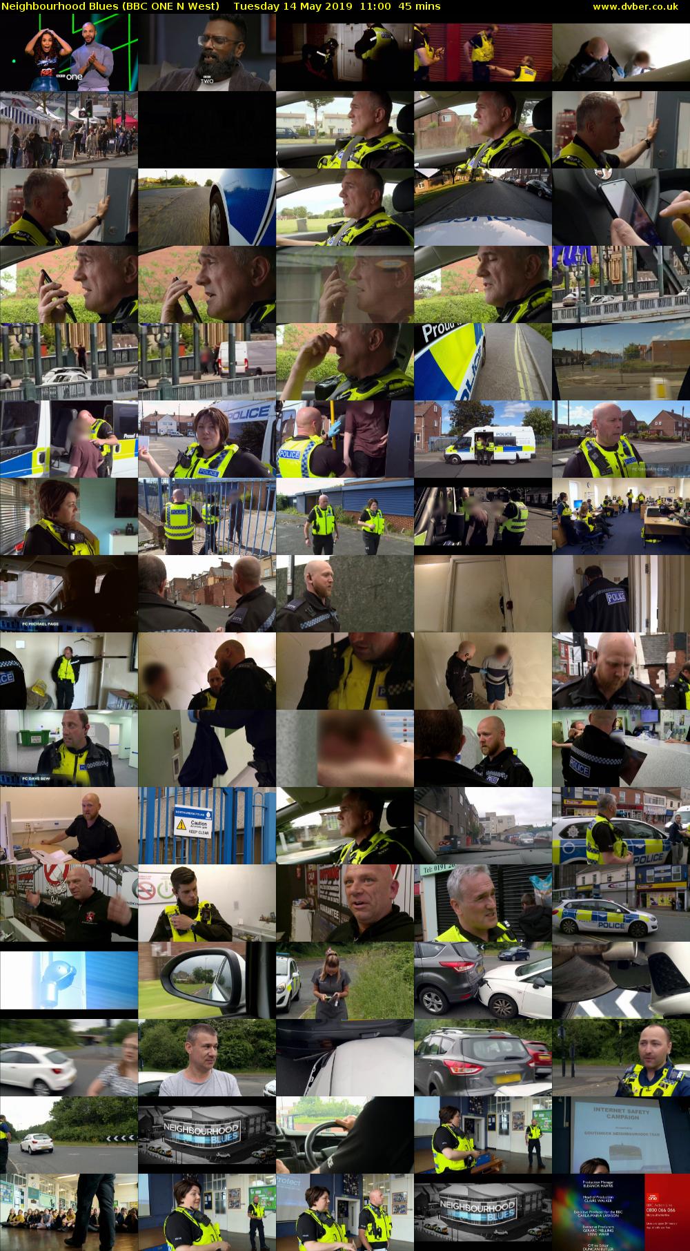 Neighbourhood Blues (BBC ONE N West) Tuesday 14 May 2019 11:00 - 11:45