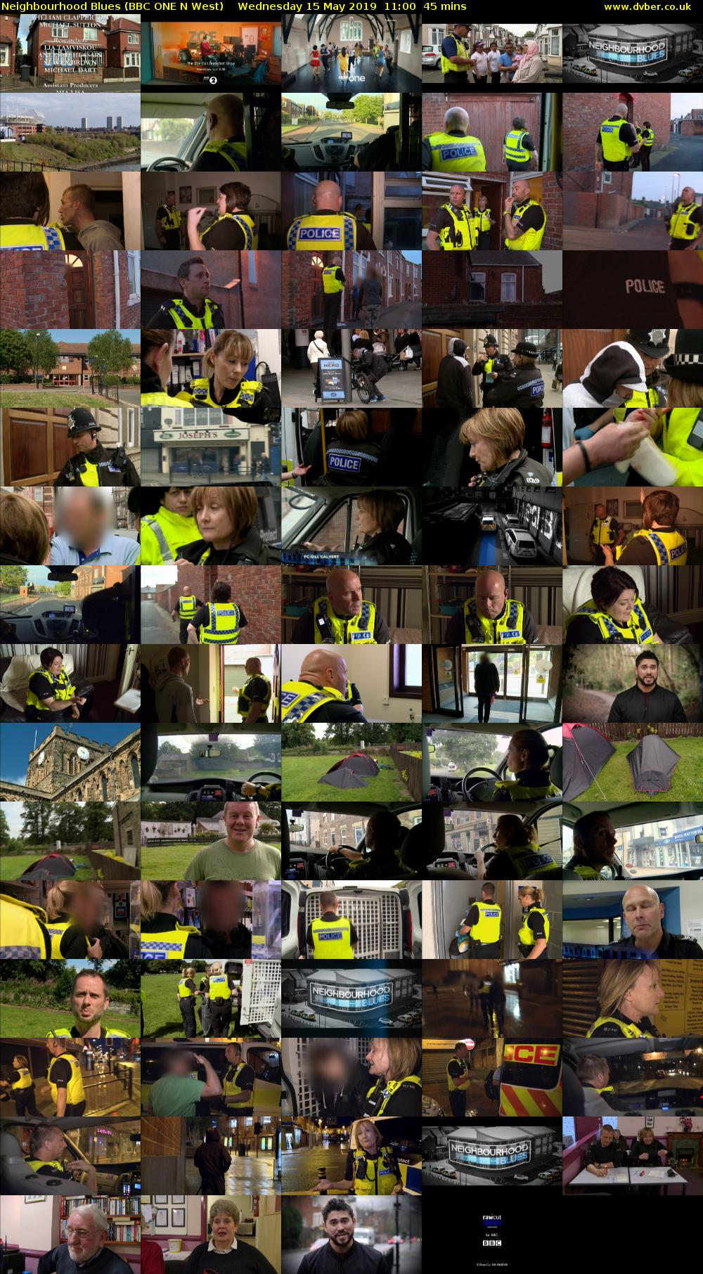 Neighbourhood Blues (BBC ONE N West) Wednesday 15 May 2019 11:00 - 11:45