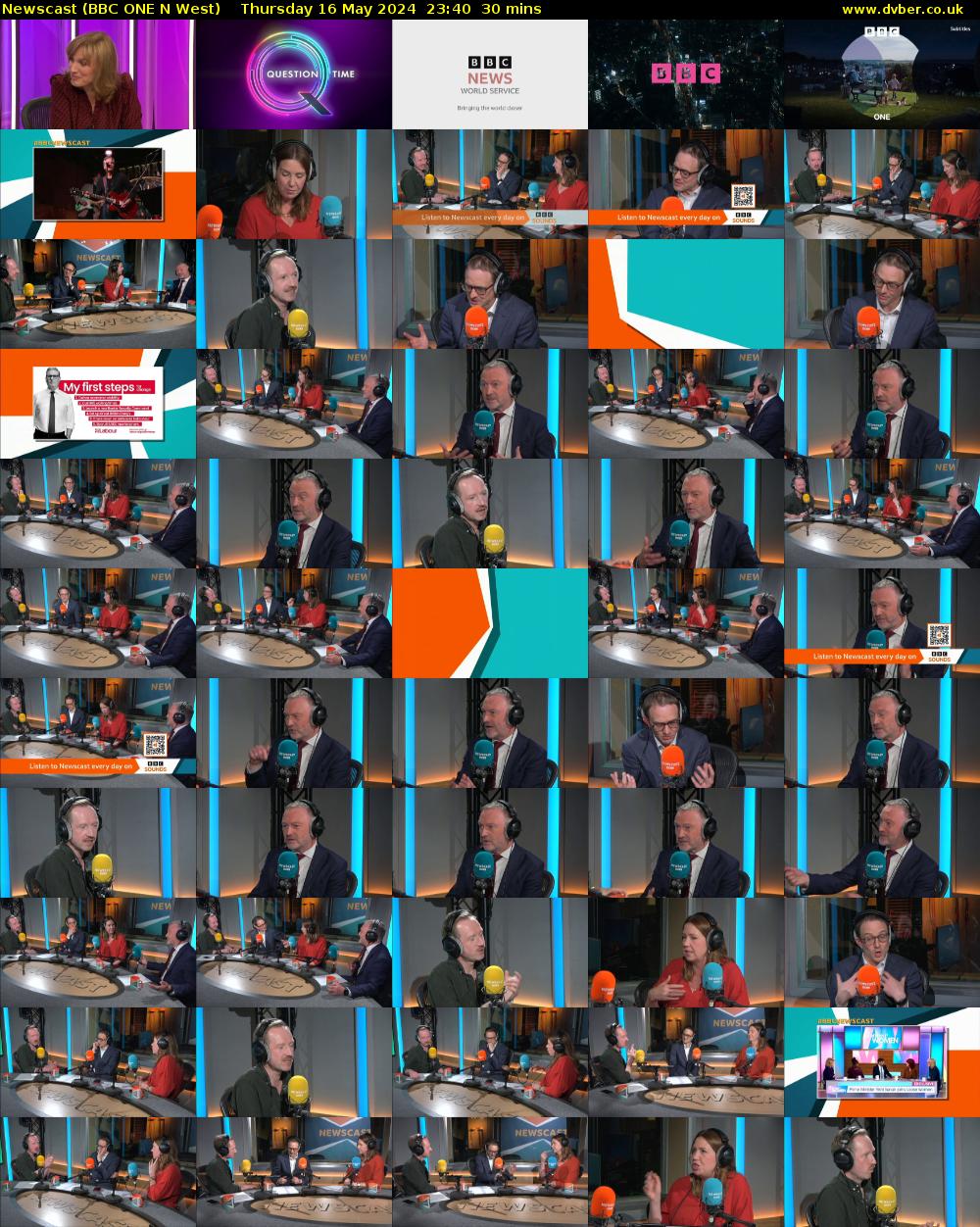 Newscast (BBC ONE N West) Thursday 16 May 2024 23:40 - 00:10