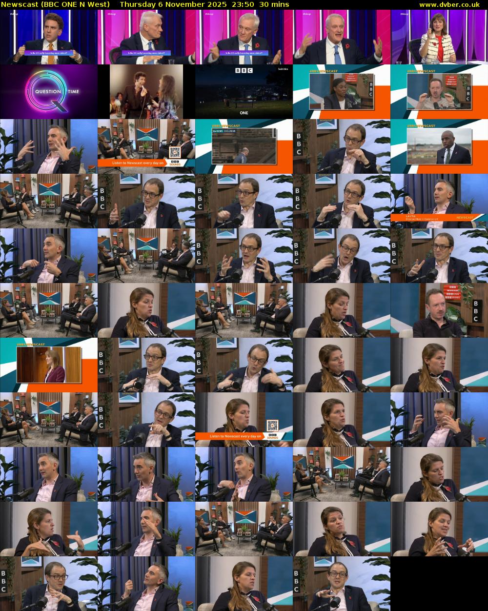 Newscast (BBC ONE N West) Thursday 6 November 2025 23:50 - 00:20