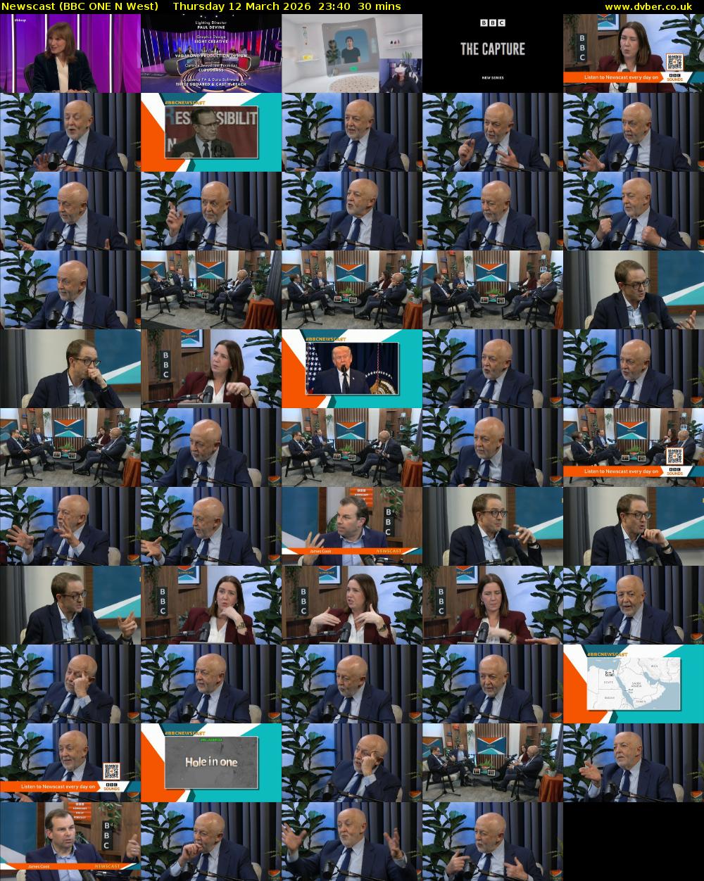 Newscast (BBC ONE N West) Thursday 12 March 2026 23:40 - 00:10