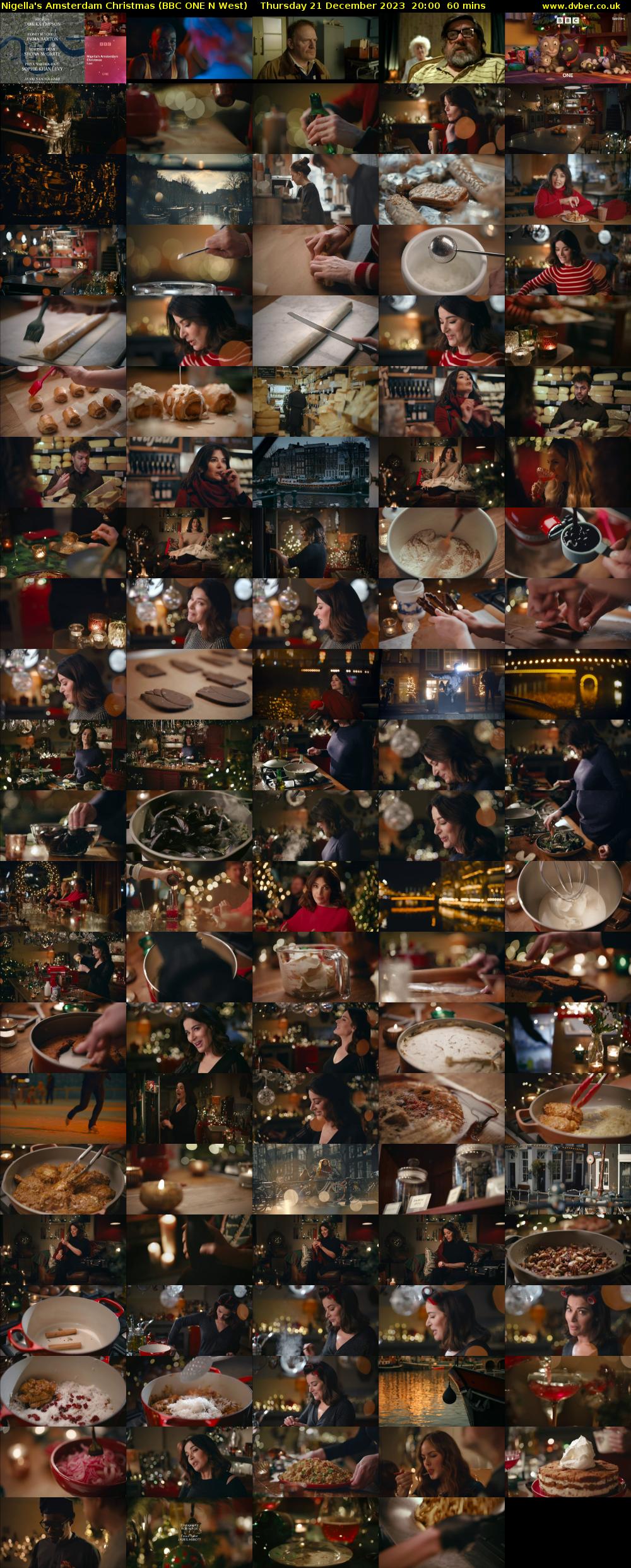 Nigella's Amsterdam Christmas (BBC ONE N West) Thursday 21 December 2023 20:00 - 21:00