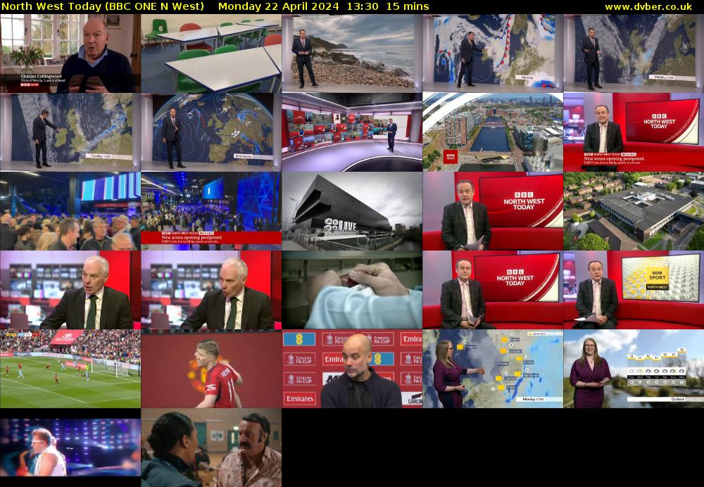 North West Today (BBC ONE N West) Monday 22 April 2024 13:30 - 13:45