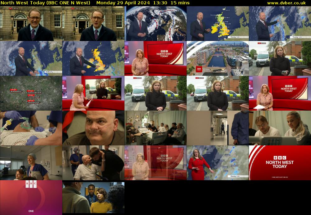 North West Today (BBC ONE N West) Monday 29 April 2024 13:30 - 13:45