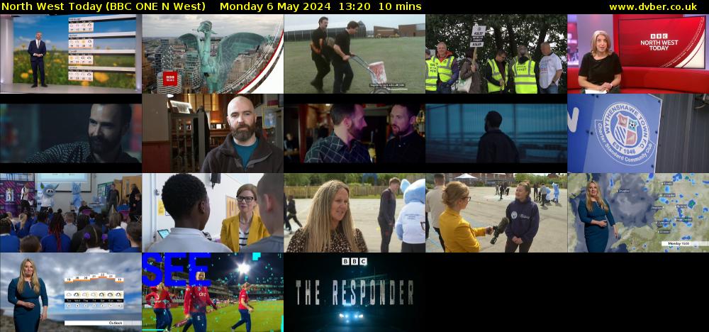 North West Today (BBC ONE N West) Monday 6 May 2024 13:20 - 13:30