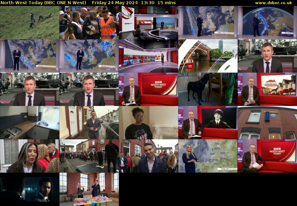 North West Today (BBC ONE N West) Friday 24 May 2024 13:30 - 13:45