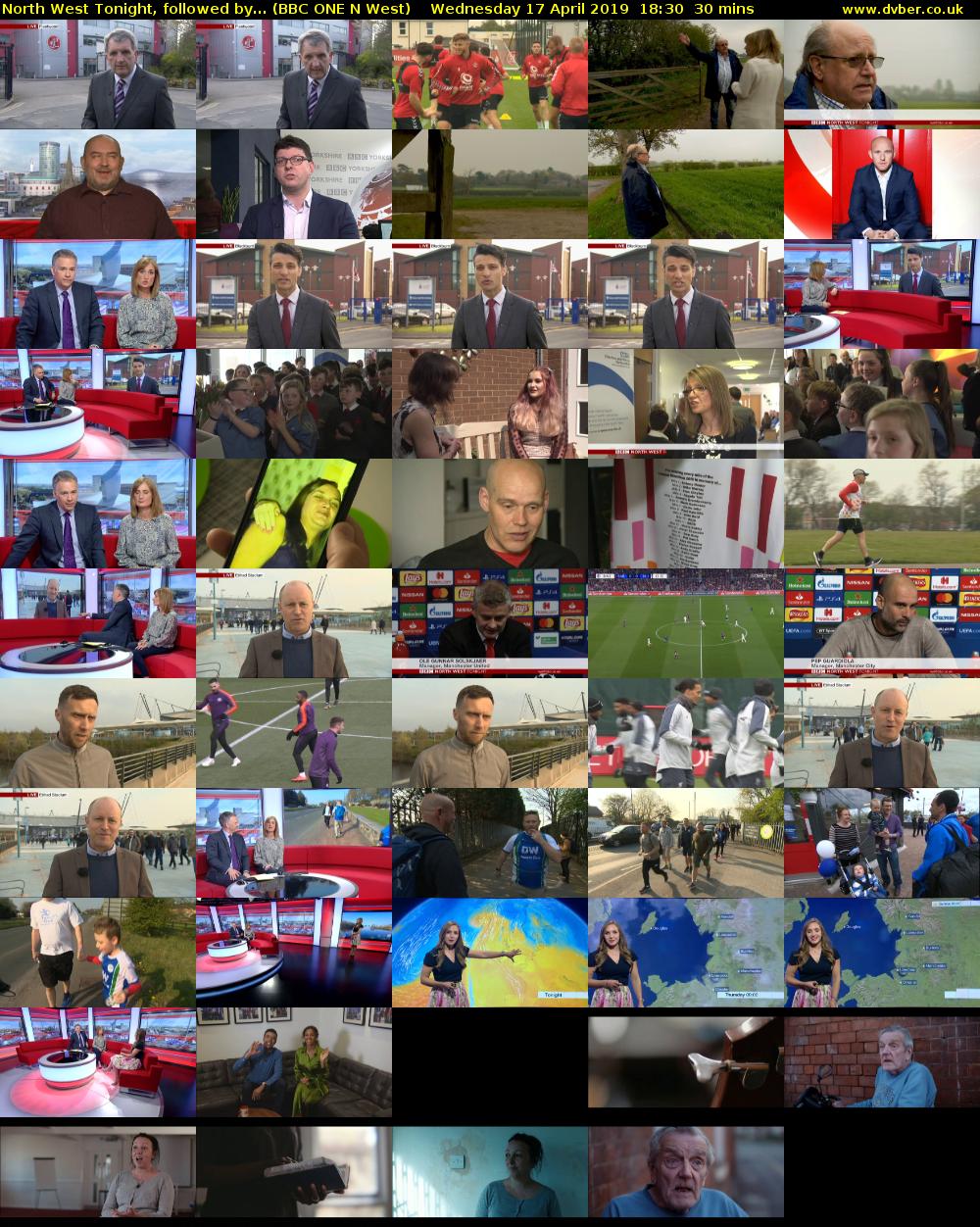 North West Tonight, followed by... (BBC ONE N West) Wednesday 17 April 2019 18:30 - 19:00