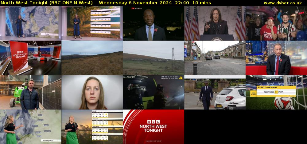 North West Tonight (BBC ONE N West) Wednesday 6 November 2024 22:40 - 22:50