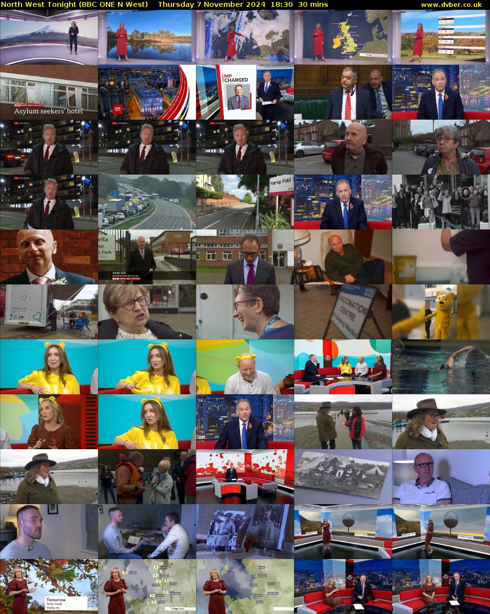 North West Tonight (BBC ONE N West) Thursday 7 November 2024 18:30 - 19:00