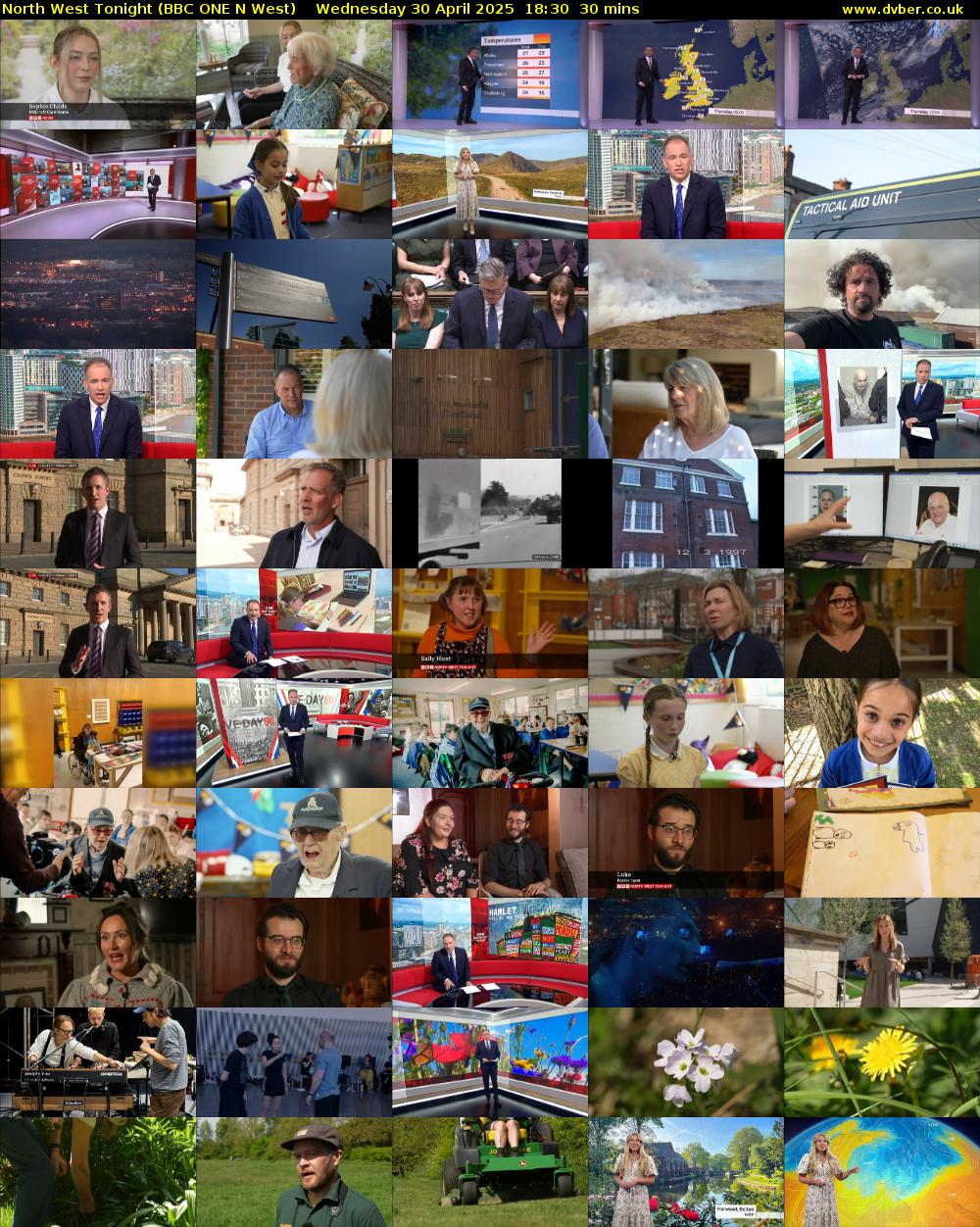 North West Tonight (BBC ONE N West) Wednesday 30 April 2025 18:30 - 19:00
