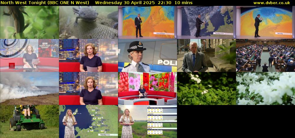 North West Tonight (BBC ONE N West) Wednesday 30 April 2025 22:30 - 22:40