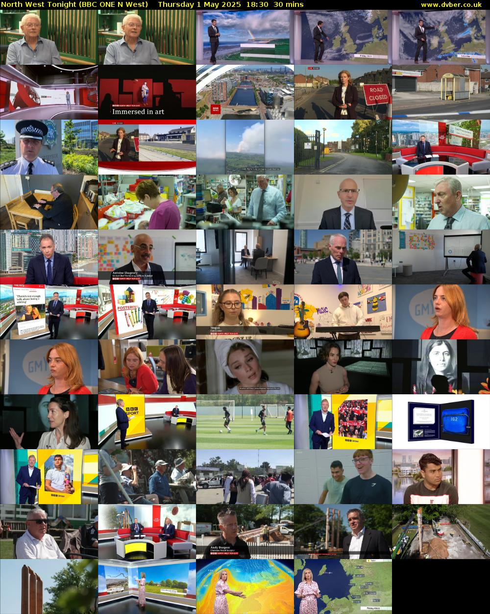 North West Tonight (BBC ONE N West) Thursday 1 May 2025 18:30 - 19:00