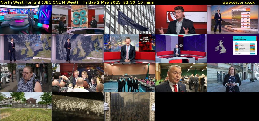 North West Tonight (BBC ONE N West) Friday 2 May 2025 22:30 - 22:40