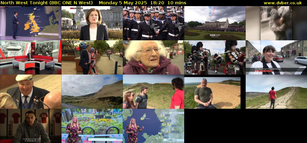 North West Tonight (BBC ONE N West) Monday 5 May 2025 18:20 - 18:30