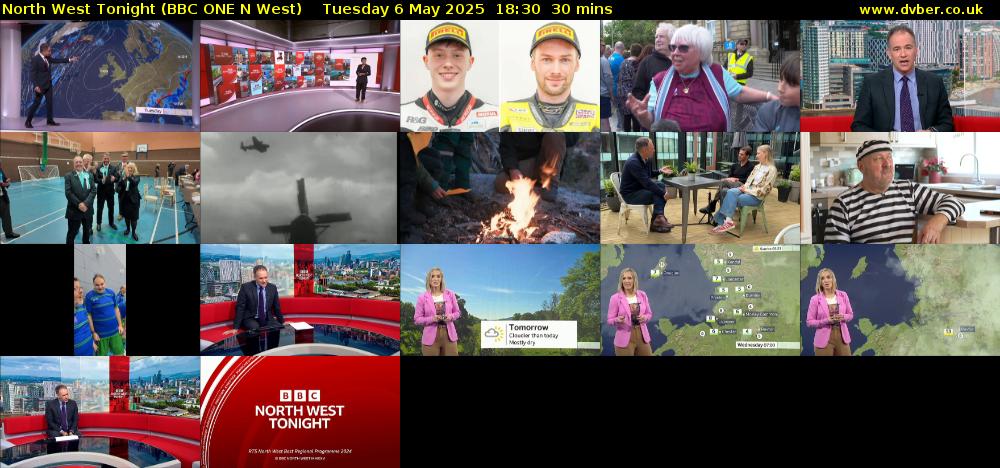 North West Tonight (BBC ONE N West) Tuesday 6 May 2025 18:30 - 19:00