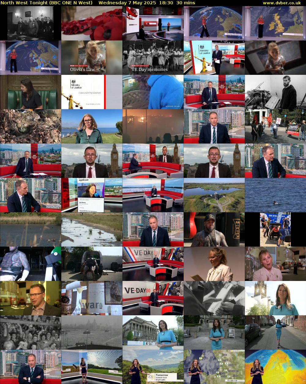 North West Tonight (BBC ONE N West) Wednesday 7 May 2025 18:30 - 19:00