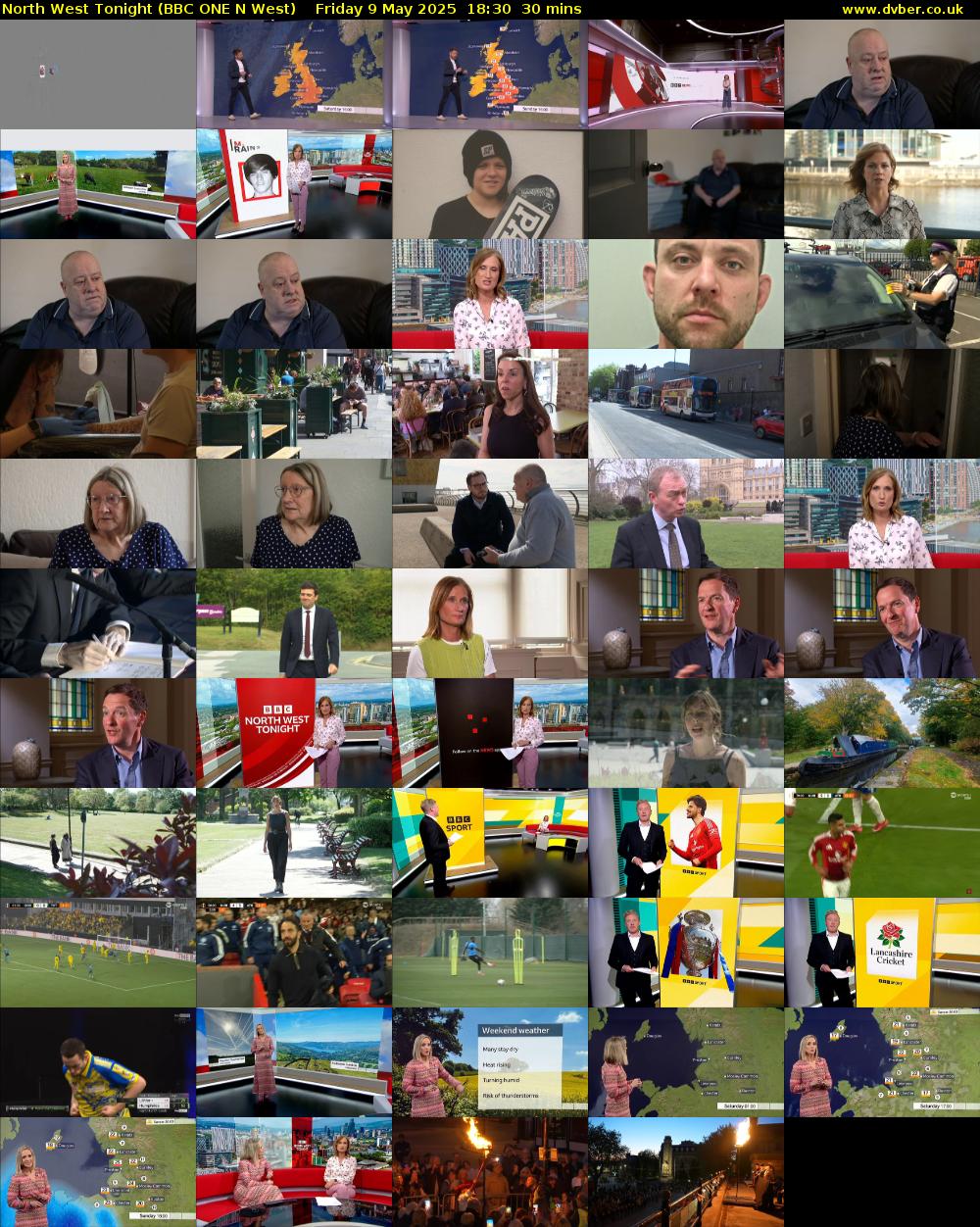 North West Tonight (BBC ONE N West) Friday 9 May 2025 18:30 - 19:00