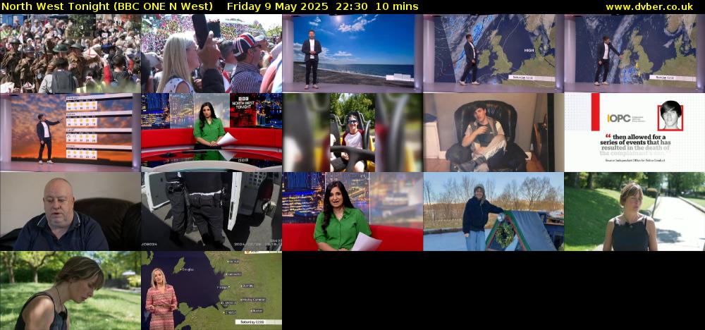 North West Tonight (BBC ONE N West) Friday 9 May 2025 22:30 - 22:40