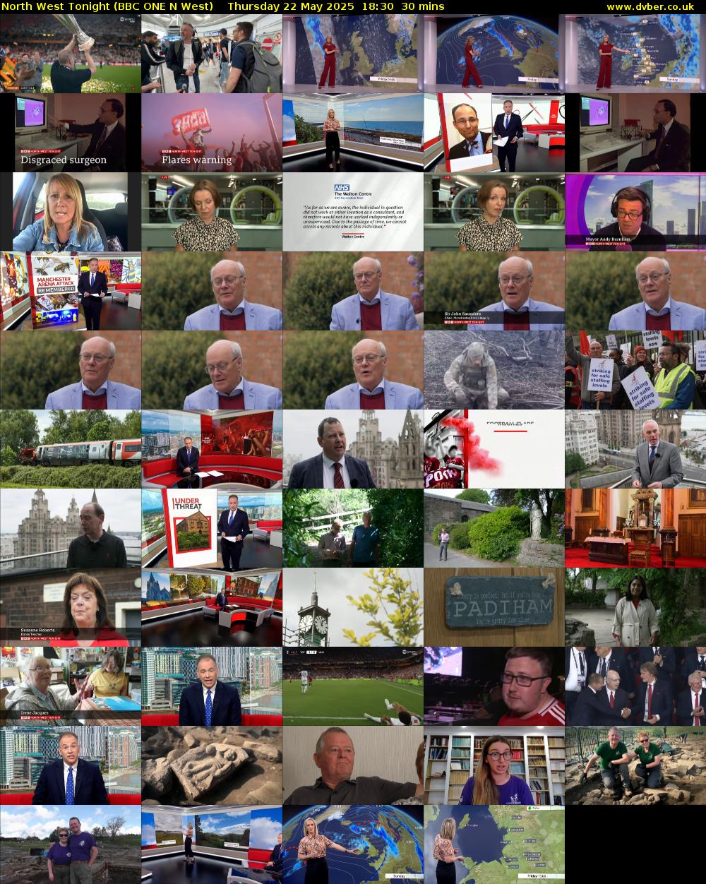 North West Tonight (BBC ONE N West) Thursday 22 May 2025 18:30 - 19:00