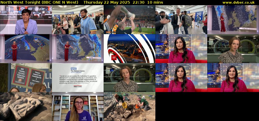 North West Tonight (BBC ONE N West) Thursday 22 May 2025 22:30 - 22:40
