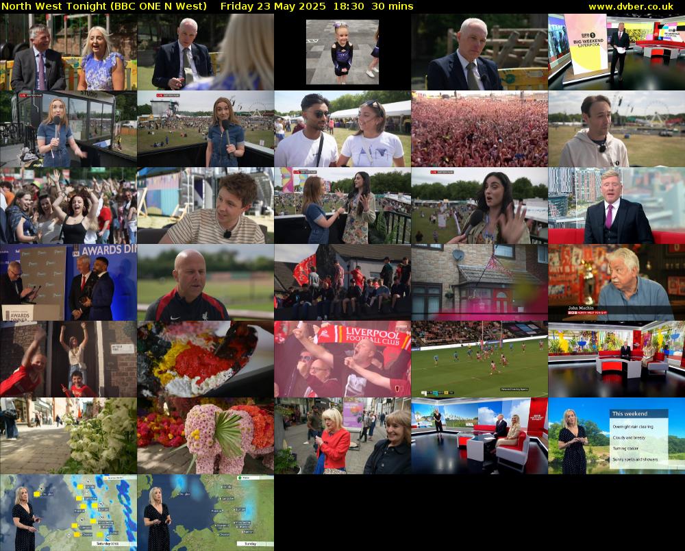 North West Tonight (BBC ONE N West) Friday 23 May 2025 18:30 - 19:00